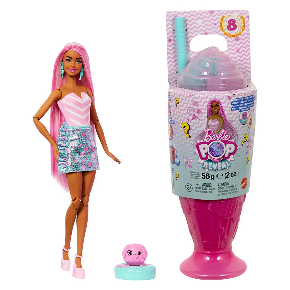 Barbie Pop Reveal Surprise Candy With Cup doll