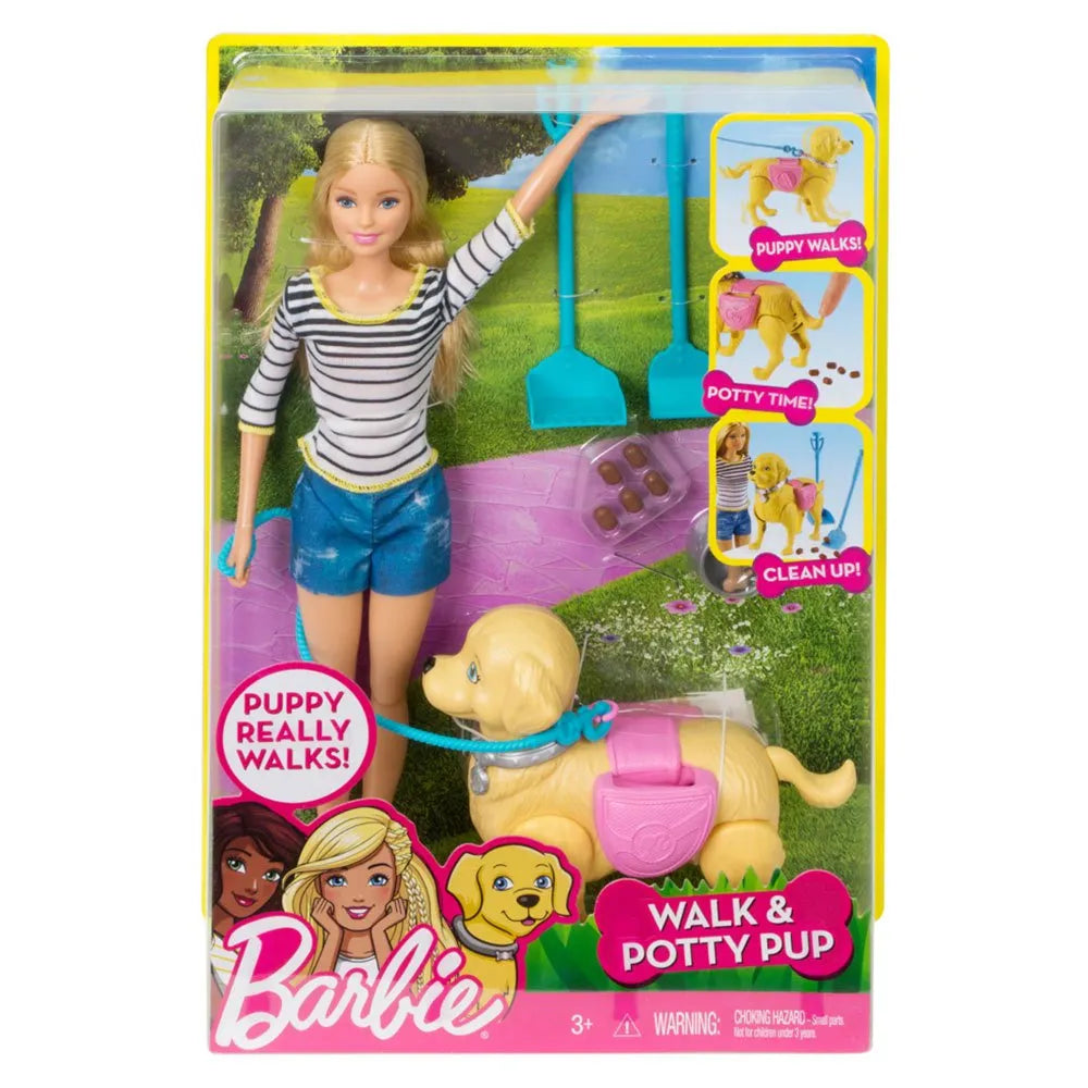 Barbie Walk and Potty Pup doll