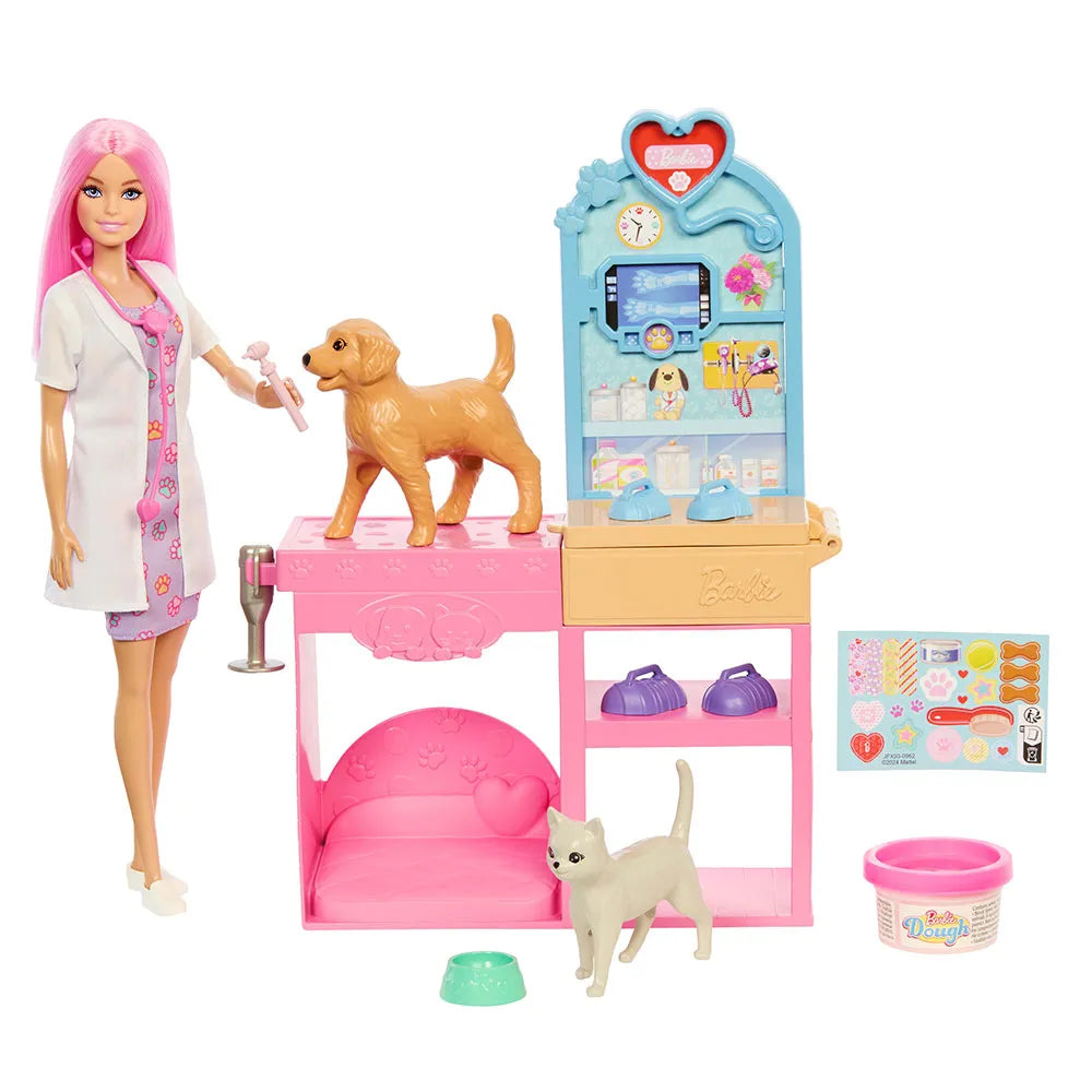Barbie You Can Be a Veterinarian With a Play Set doll