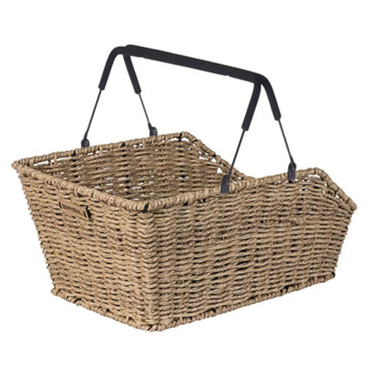 Basil Cento Rattan Look MIK rear basket
