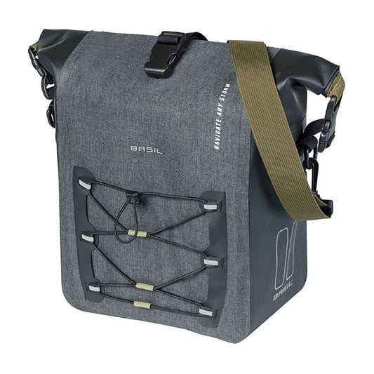 Basil Navigator Storm Hook pannier 12-15L