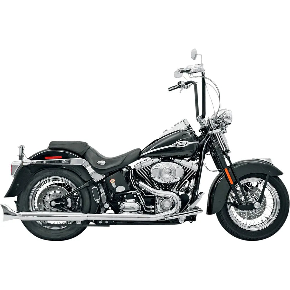 Bassani xhaust True Dual Harley Davidson FLS 1690 12-17/FLS 1690 ABS 12-17 Not Homologated Full Line System