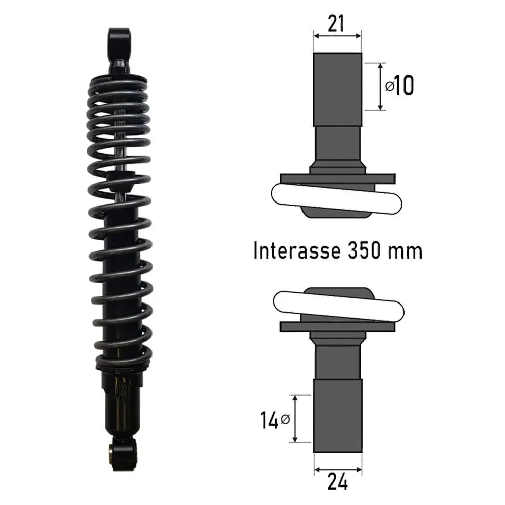 Bcr Peugeot Geopolis 250/300cc rear shock