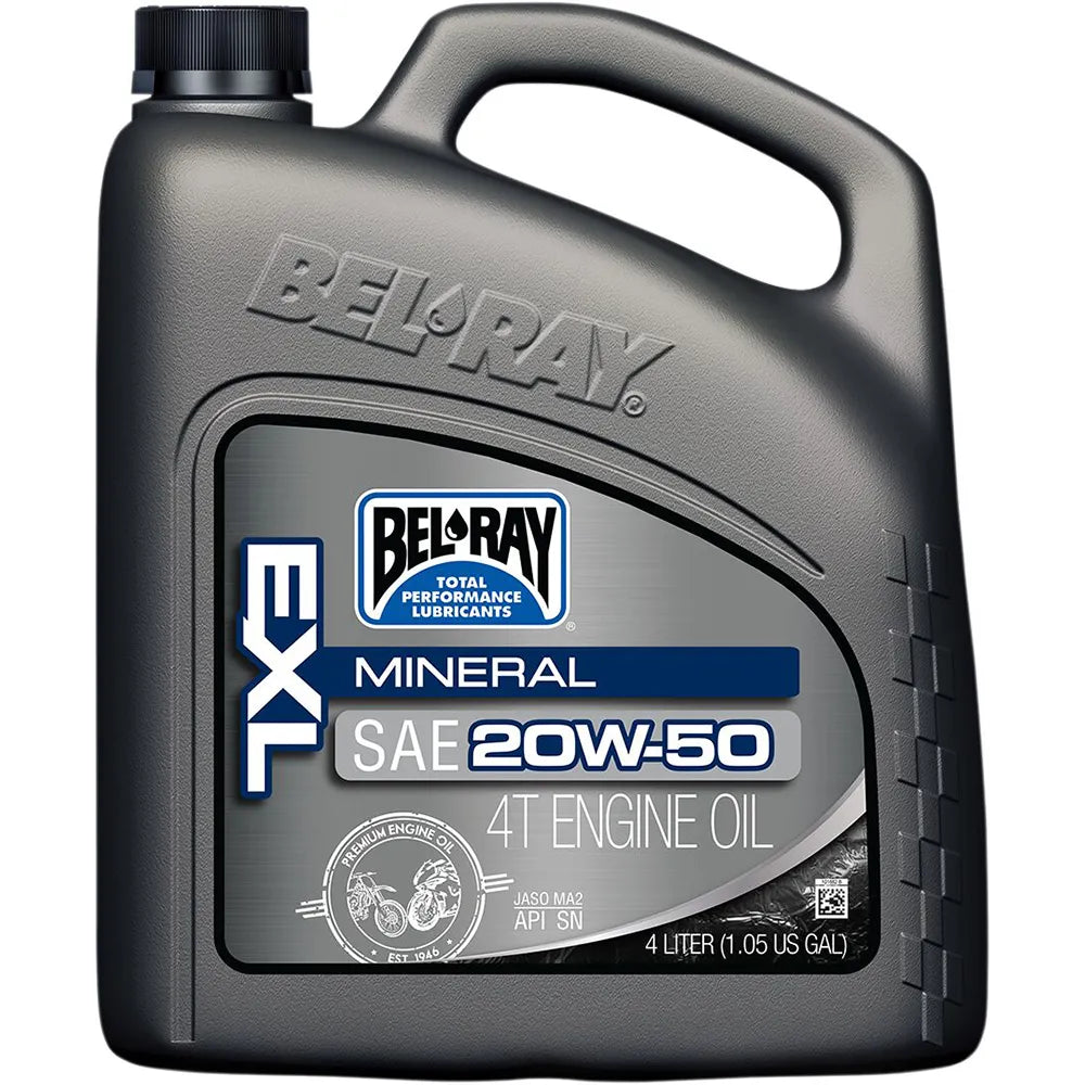 Bel-ray EXL 20W-50 4-Stroke Mineral 4L motor oil