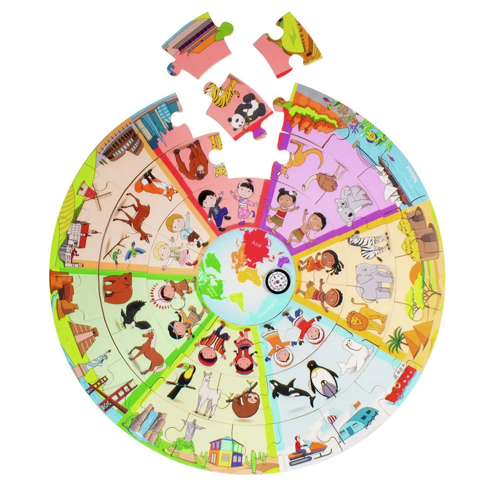 Beleduc XXL Discover The World Puzzle
