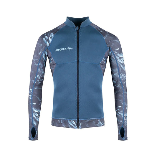 Beuchat Atoll long sleeve full zip rash guard