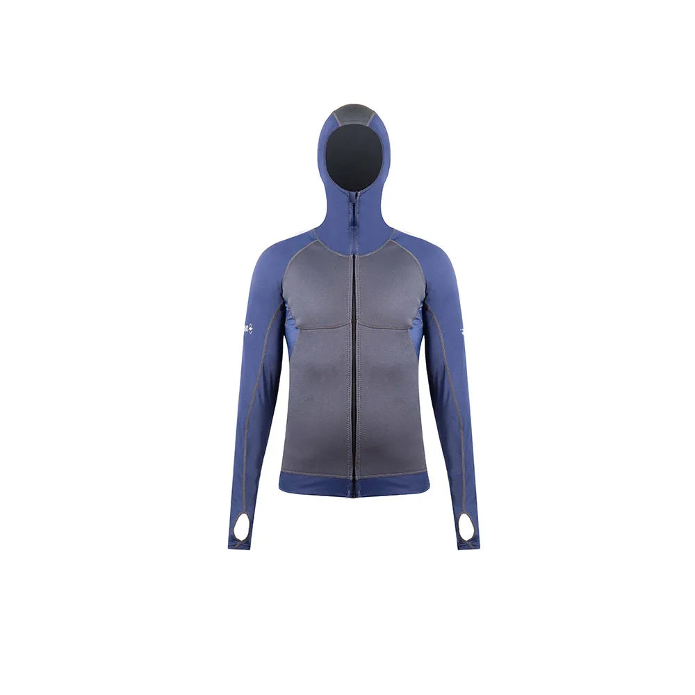 Beuchat Atoll With Hood long sleeve full zip rash guard