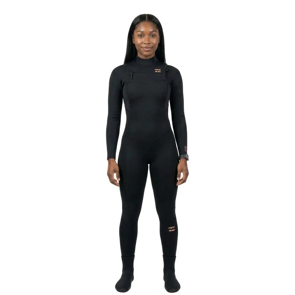 Billabong Foil Gbs 4/3 mm Woman Long Sleeve Chest Zip Neoprene Suit