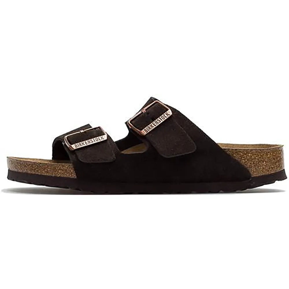 Birkenstock Arizona Soft Footbed Suede Leather Narrow sandals