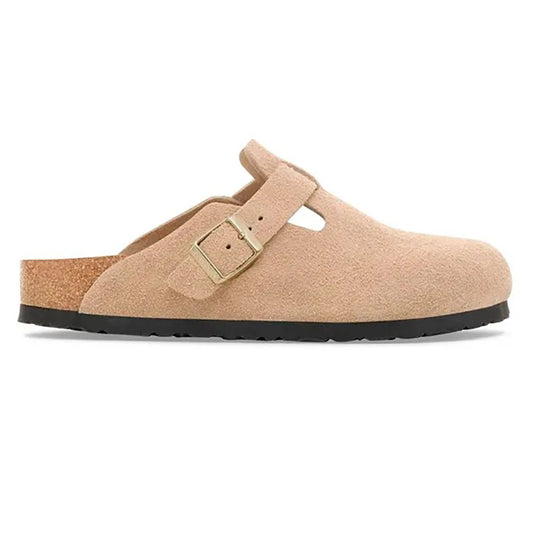 Birkenstock Boston BS Suede Leather clogs