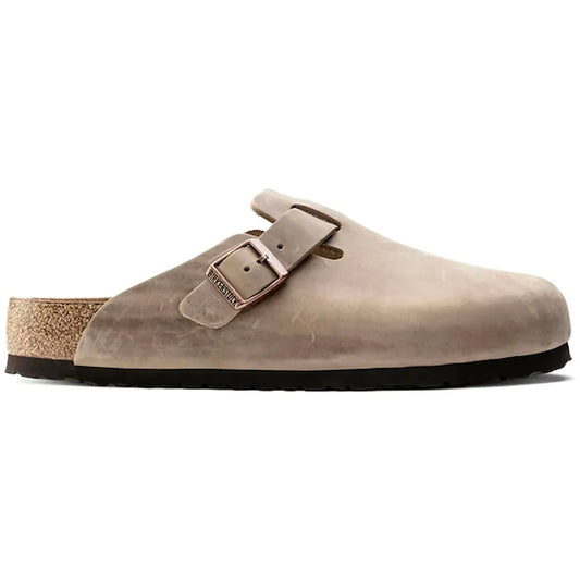 Birkenstock Boston Soft Footbed Natural Leather Oiled clogs
