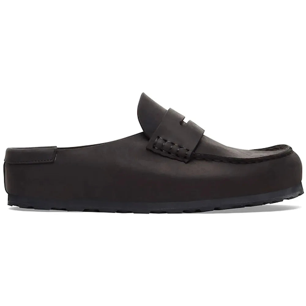 Birkenstock Naples Wrapped Natural Leather Oiled clogs