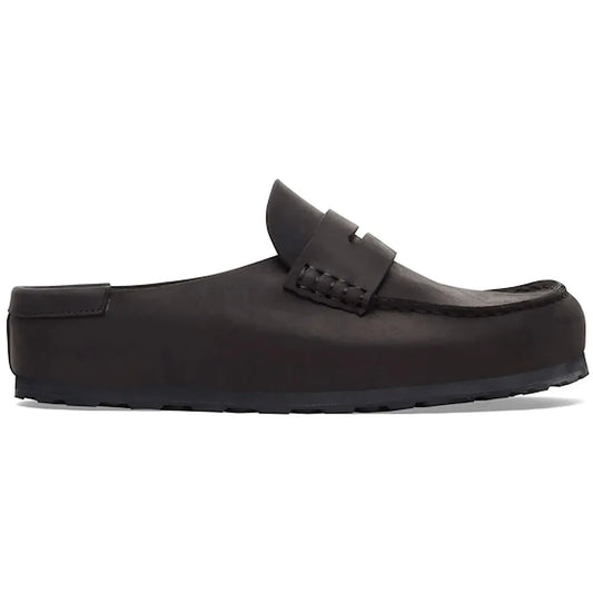 Birkenstock Naples Wrapped Natural Leather Oiled clogs