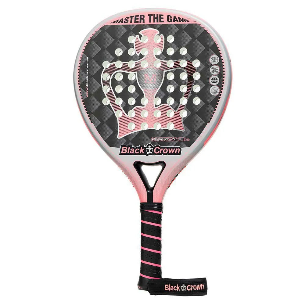 Black crown Hurricane 2.0 Woman Padel Racket