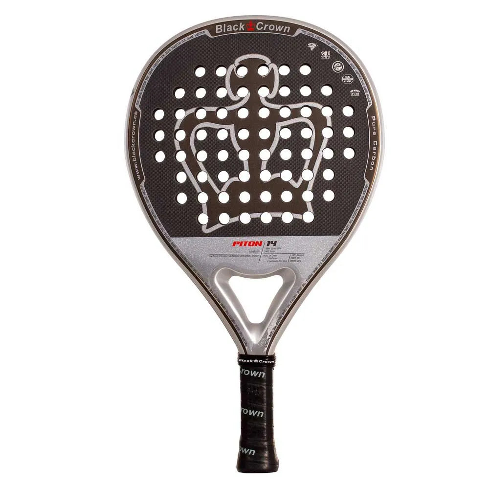 Black crown Piton 14 padel racket