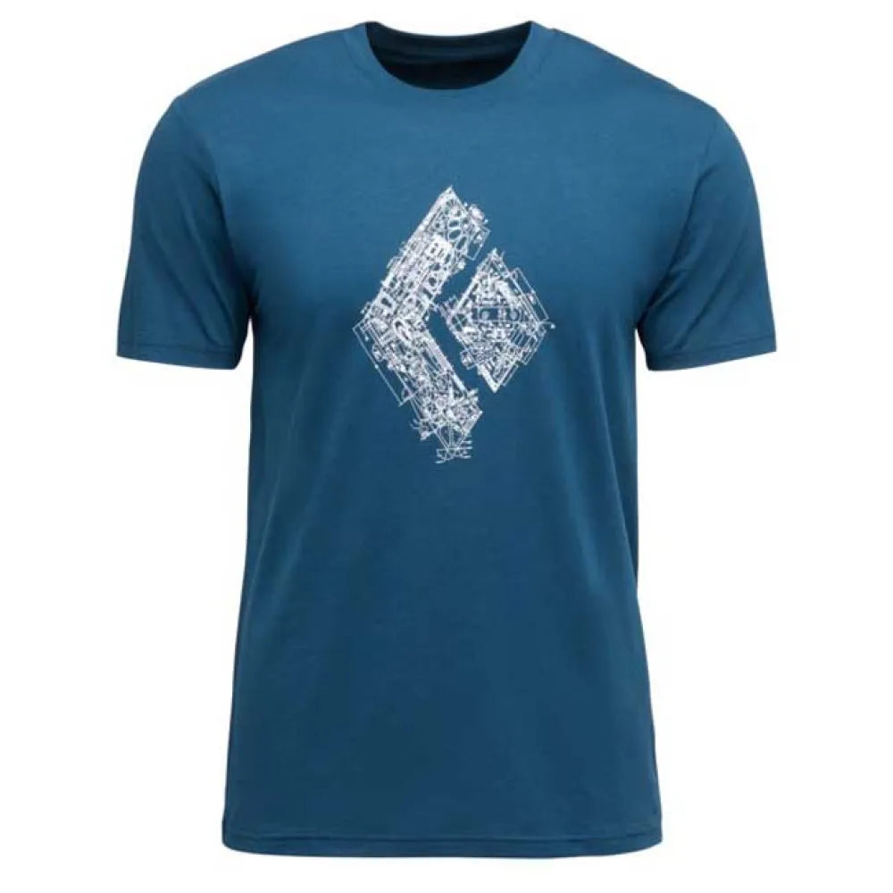 Black diamond Engineered Diamond short sleeve T-shirt