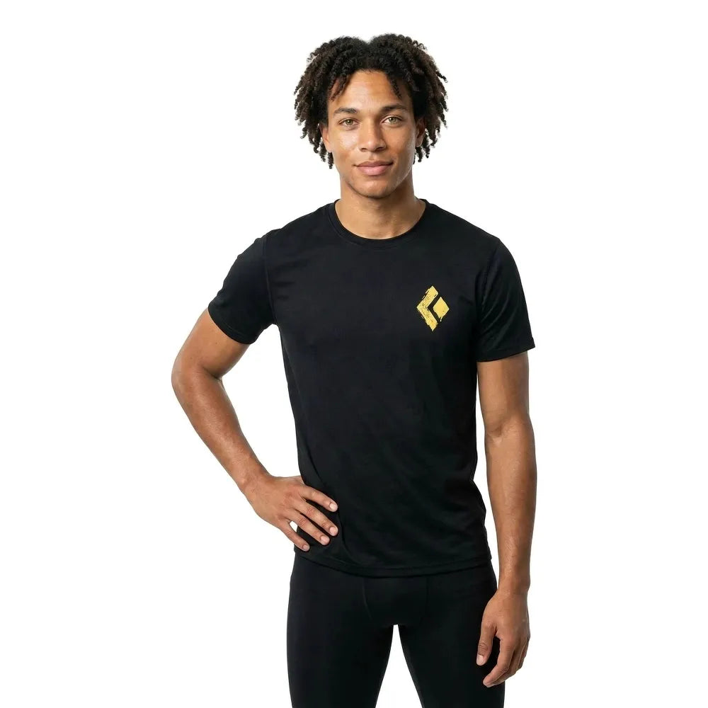 Black diamond Shredded short sleeve T-shirt