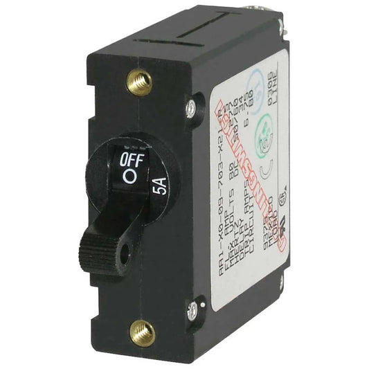 Blue sea systems AC/DC Single Pole Magnetic World Circuit Breaker Switch 5A