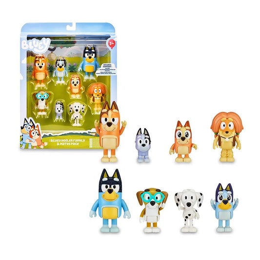 Bluey Pack Figure 8 units