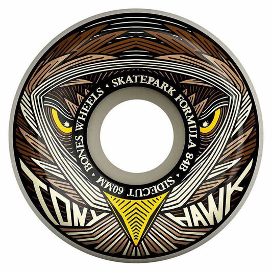 Bones Hawk night hawk sidecuts skatepark formula skateboard wheels