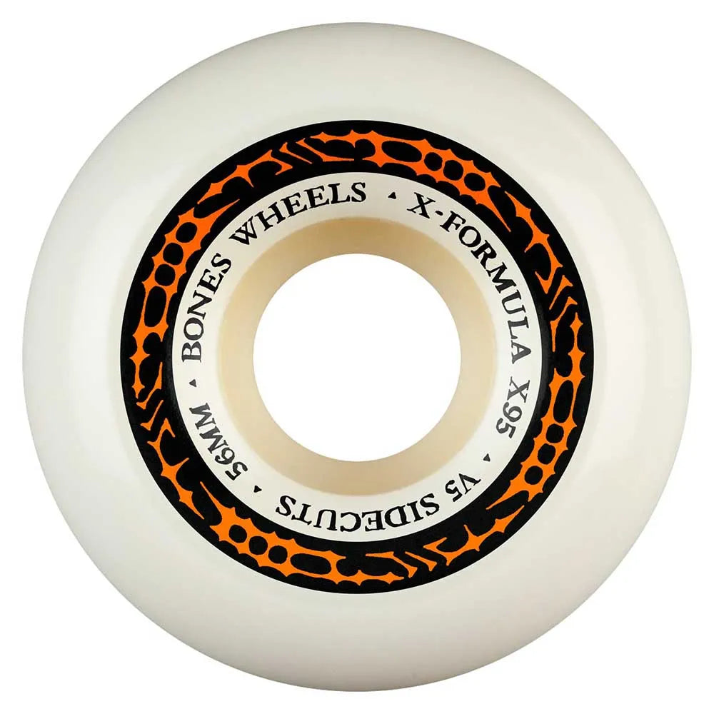 Bones X-formula v5 sidecuts skateboard wheels 4 units