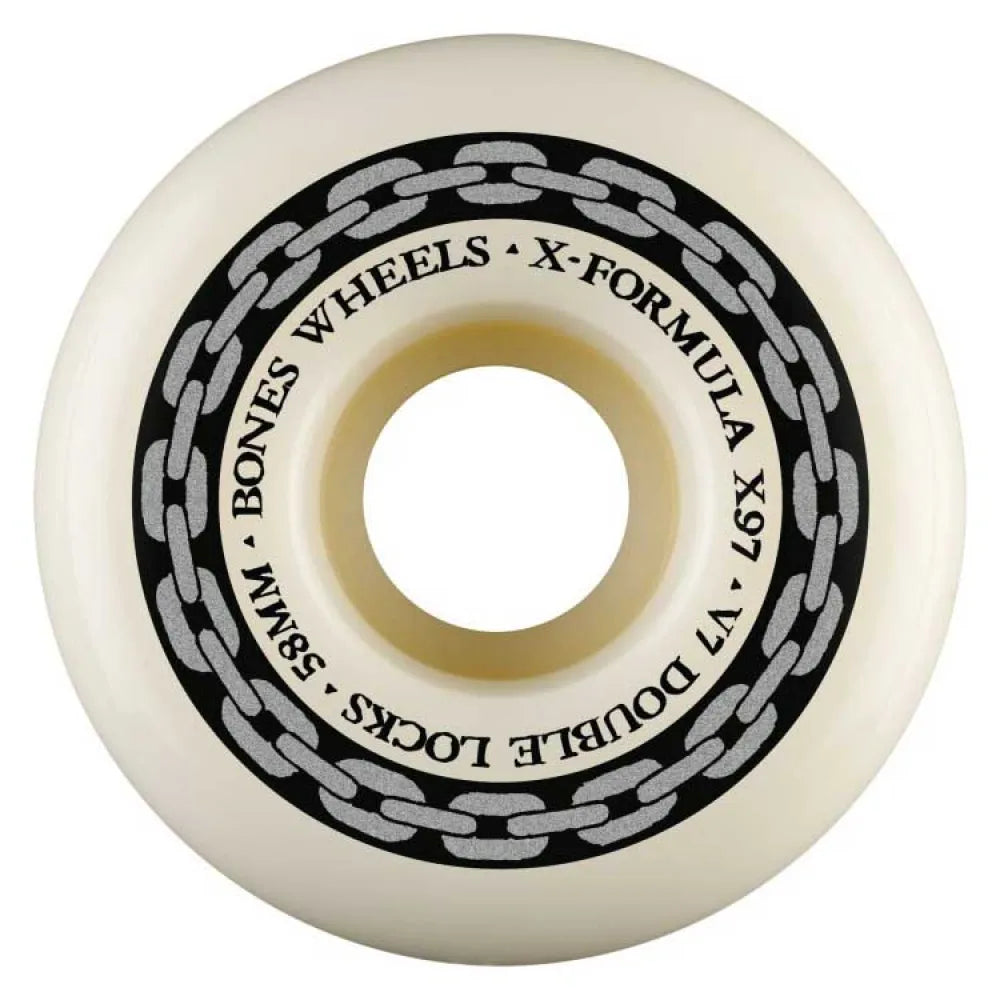 Bones X-formula v7 double locks skateboard wheels 4 units