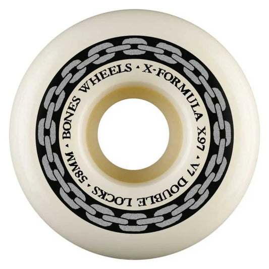 Bones X-formula v7 double locks skateboard wheels 4 units