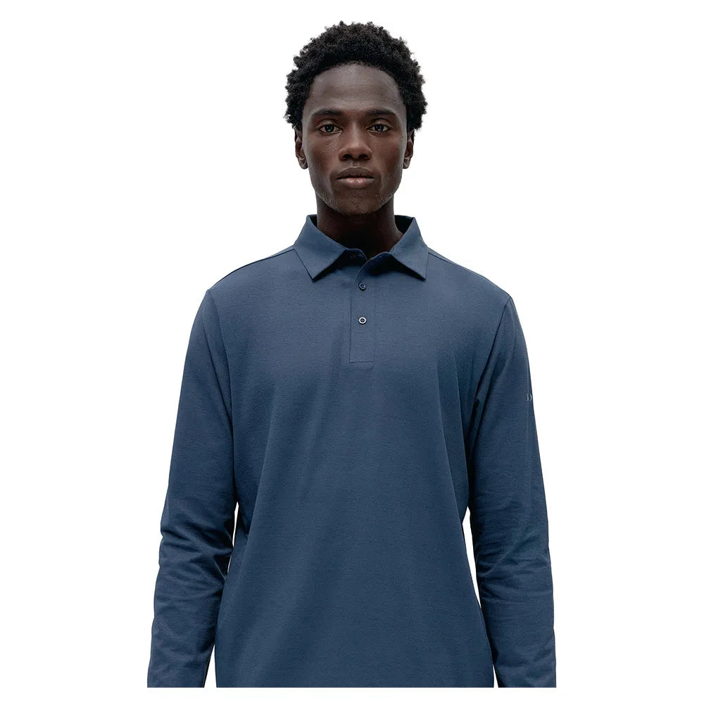 Born living yoga Maroni long sleeve polo