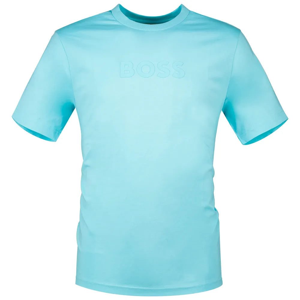 BOSS 50553652 GREEN short sleeve T-shirt