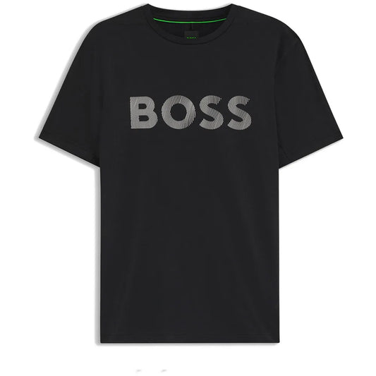 BOSS Active Logo 10280182 GREEN short sleeve T-shirt