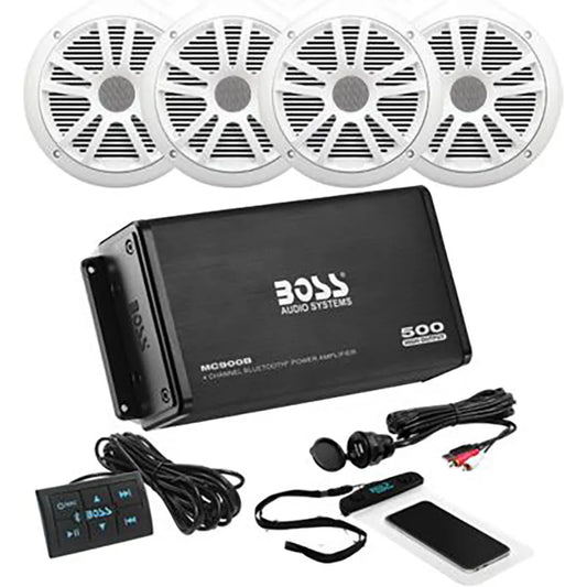 Boss audio ASK904B64 speaker with amplifier 165 mm