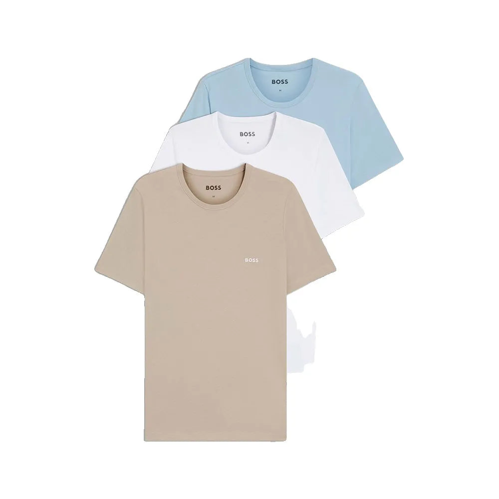 BOSS Classic 10267938 short sleeve base layer 3 units