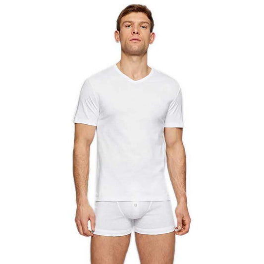 BOSS Classic short sleeve V neck base layer 3 units