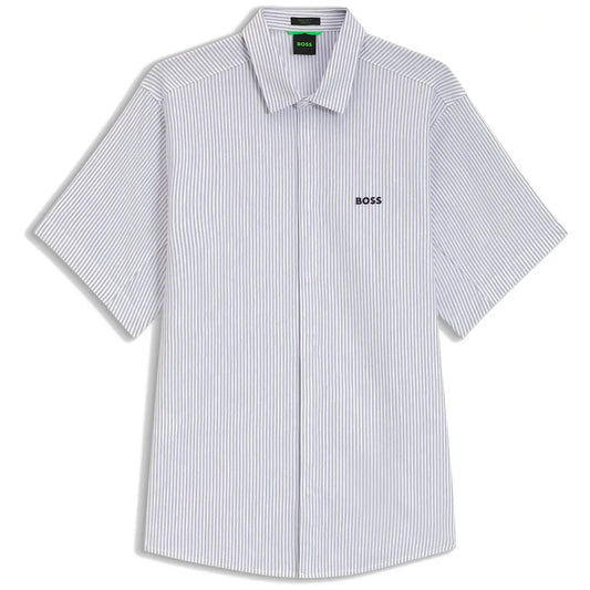 BOSS Dymova S 10280787 GREEN short sleeve shirt