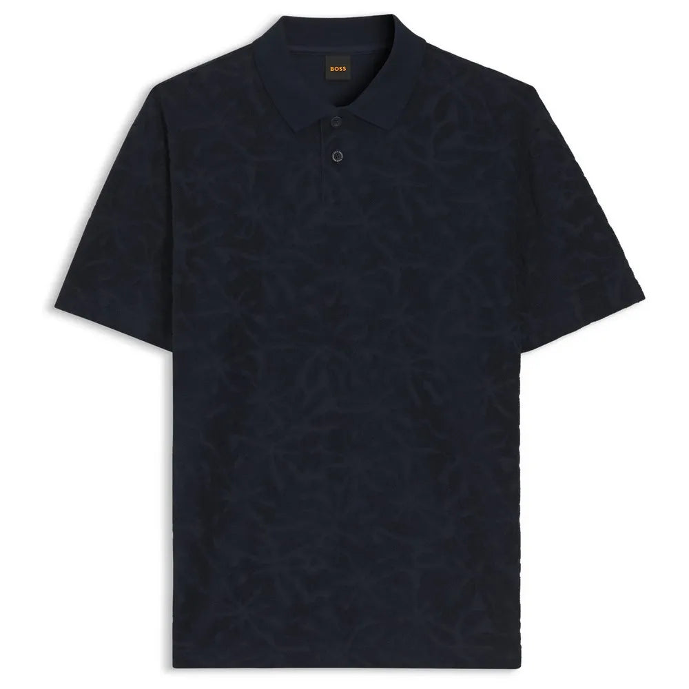 BOSS Flower 10278318 ORANGE short sleeve polo