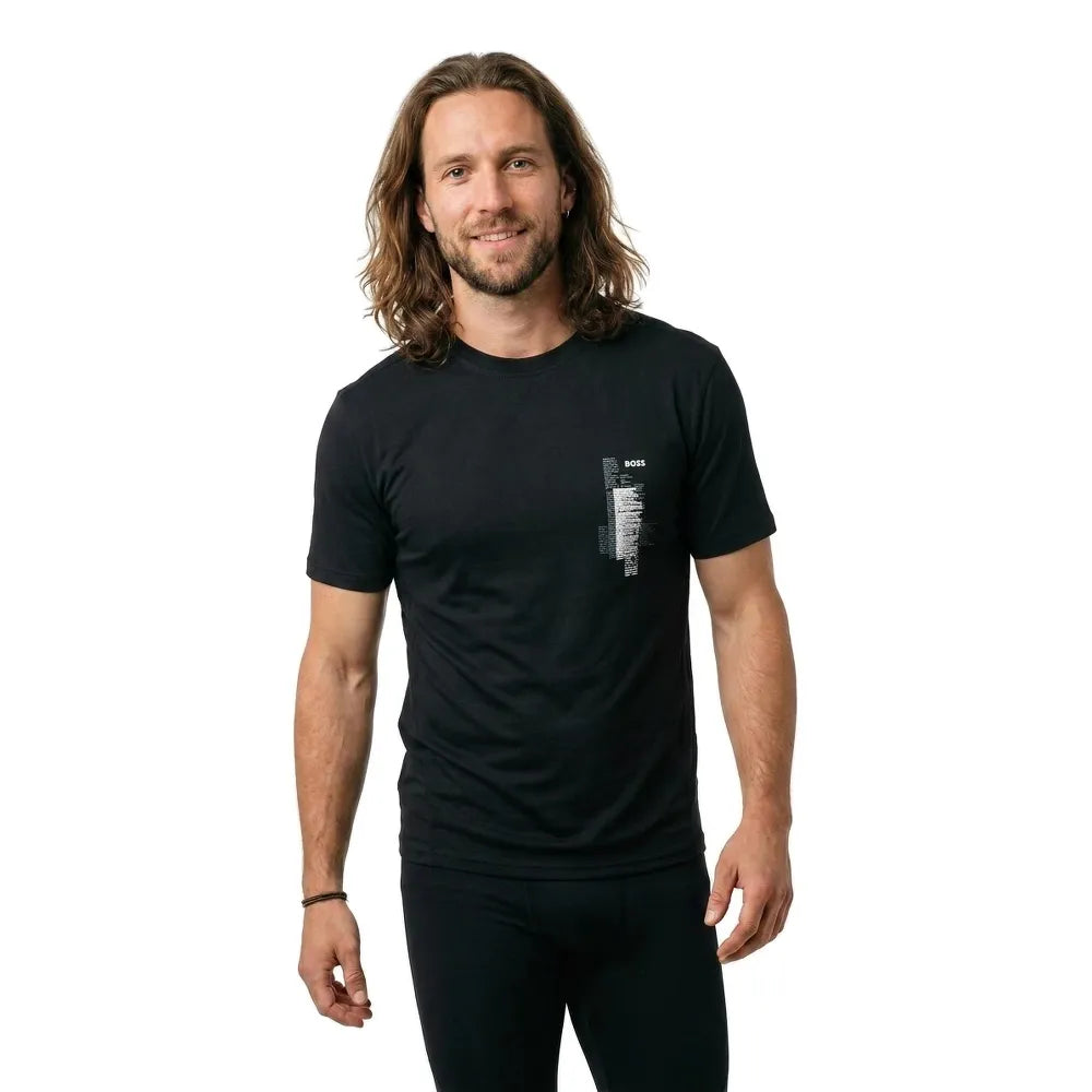 BOSS Footprint 10277382 ORANGE short sleeve T-shirt