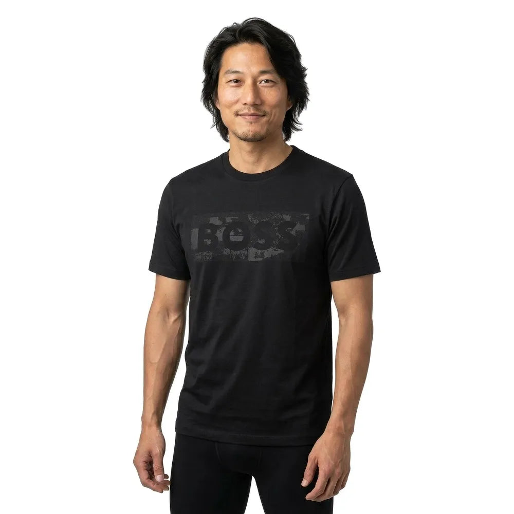 BOSS Globe Logopattern 10278673 short sleeve T-shirt