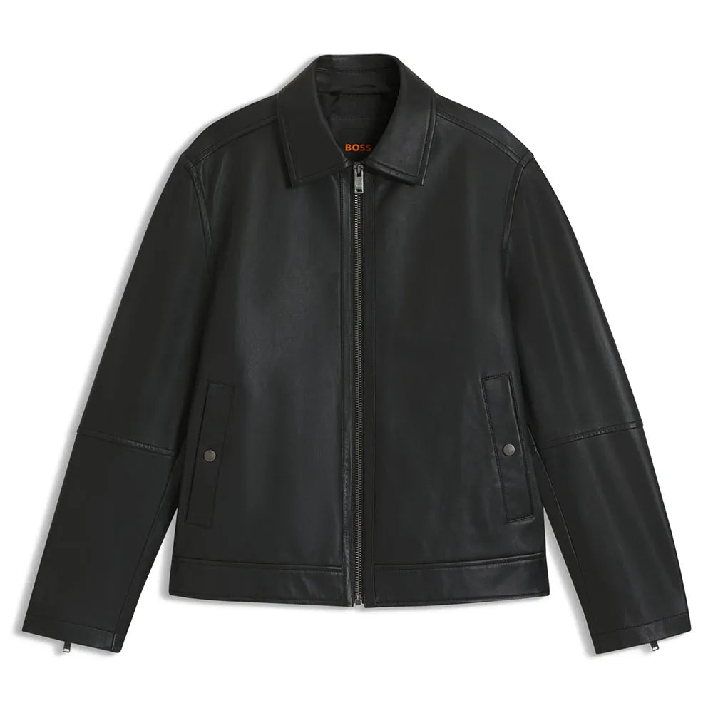 BOSS Jogear 10268766 01 leather jacket