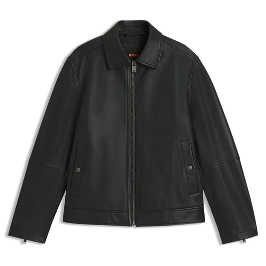 BOSS Jogear 10268766 01 leather jacket