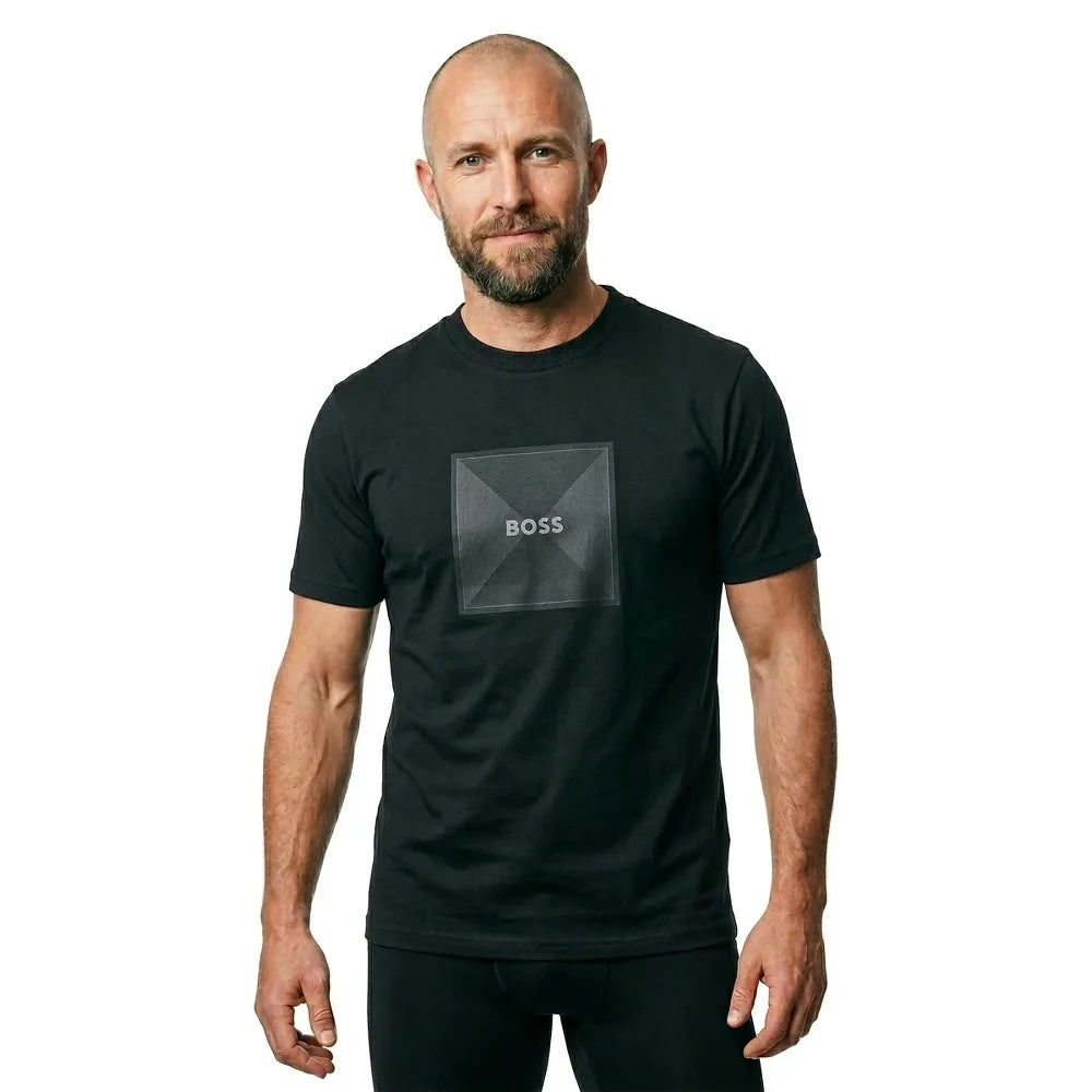 BOSS Logo Rib short sleeve T-shirt