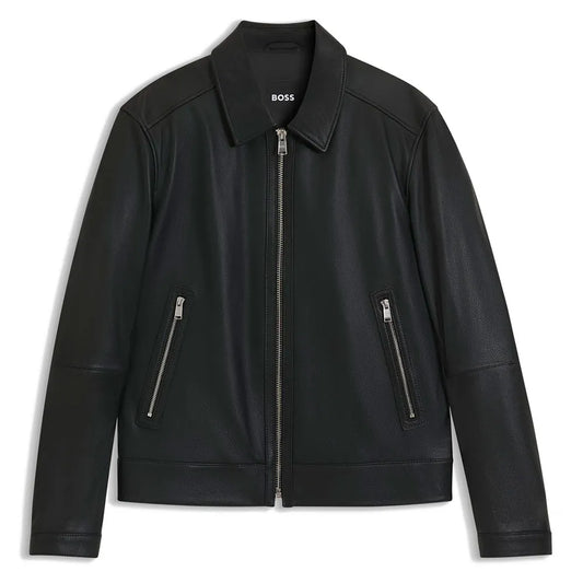 BOSS Mapson4 10273355 leather jacket