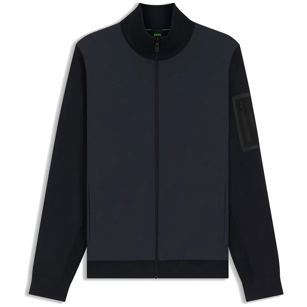 BOSS Momentum 10277222 GREEN bomber jacket