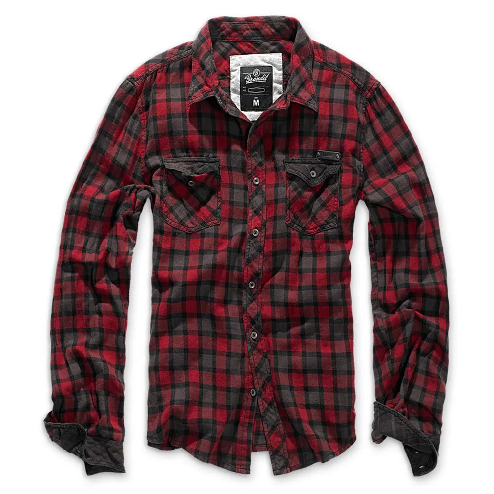 Brandit Check Duncan long sleeve shirt