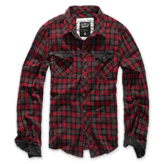 Brandit Check Duncan long sleeve shirt