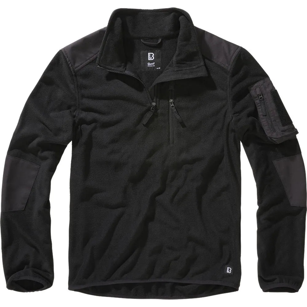 Brandit Troyer Ripstop half zip fleece
