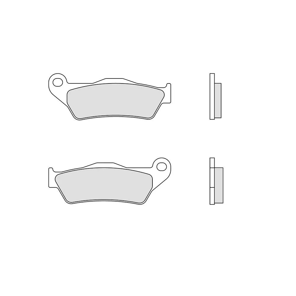 Brembo 07BB2809 organic brake pads