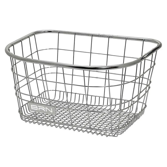 Brn Metal front basket