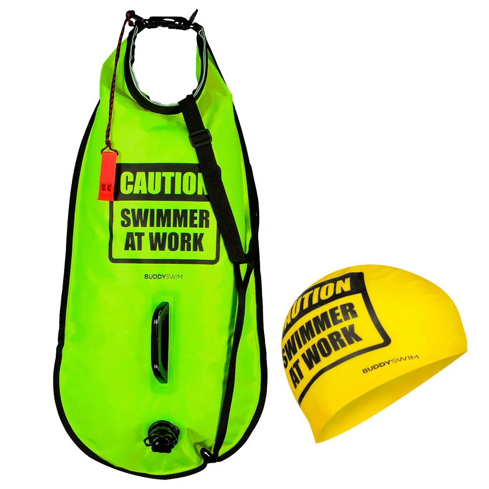 Buddyswim Caution Swimmer At Work Buoy 28L