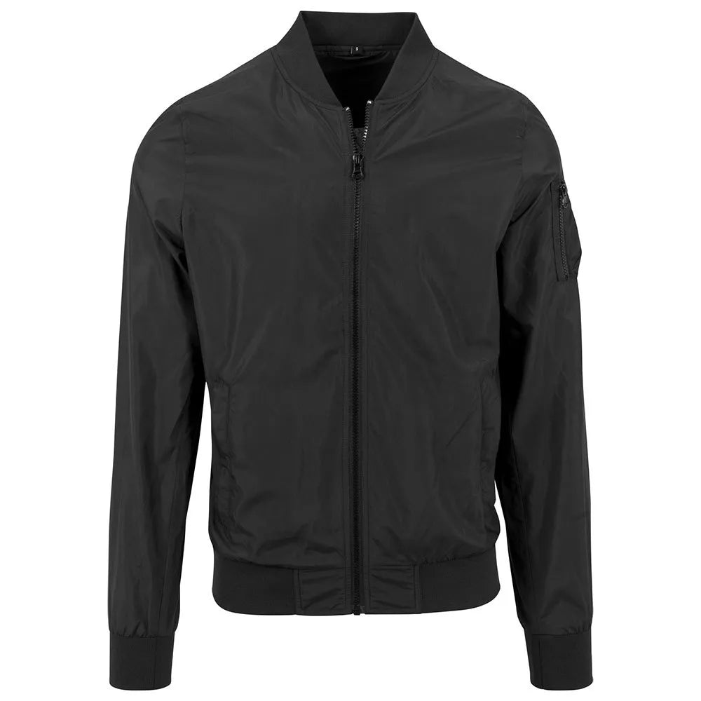 Build your brand Nylon Bomber jacket