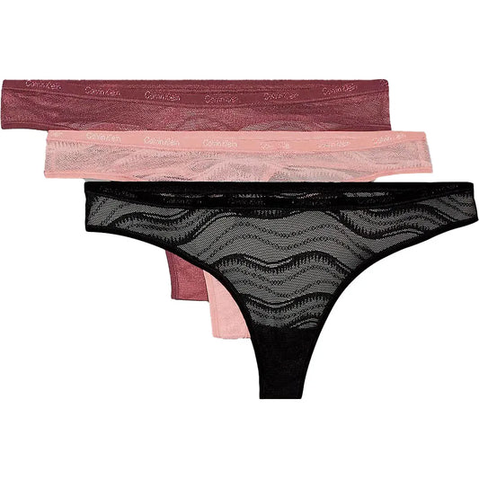 Calvin klein 000QD5216E thong 3 units